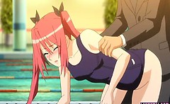Hentai Teen In Swimsuit Gets Fucked And Jizzed