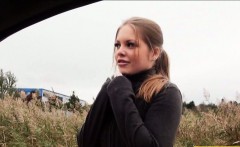 Pretty Amateur Teen Alessandra Jane Nailed And Tastes Cum