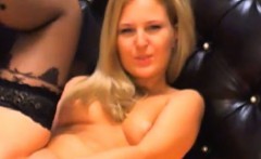 Pink Tits Blonde Playing With A Pink Dildo