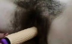 Hairy Mature Woman Masturbates Classic