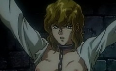 Captive Anime Gets Squeezed Her Big Tits