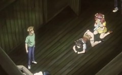 Japanese Anime Schoolgirl Gets Squeezed Her Tits By Pervert