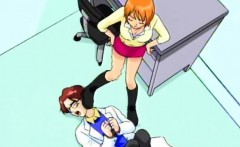 Roped Anime Doctor Gets Whipped