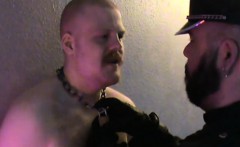 Danish Guys - A bear and his slaveboy part 1 Getting chained