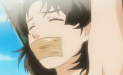 Bondage Hentai With Muzzle Gets Squeezed Her Bigboobs