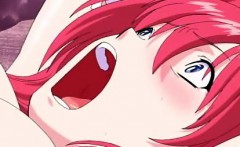 Hentai Redhead Caught And Fucked By Shemale