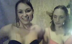 Teen Lesbians Fooling Around On Camera