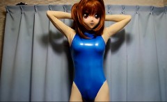 Kigurumi With Rubber That Is Orange Bikini