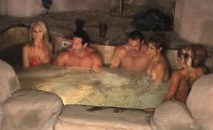 Hot Wife Experiments During Swinger Orgy