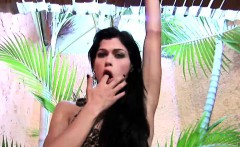 Chick With Dick Plays With Her Small Titties And Watermelon