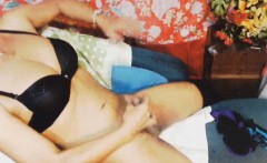 Seductive Tranny Masturbating On Cam