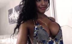 Big Boobs Ebony Girlfriend Sucking Cock