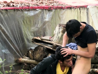 Handsome Latino Gets His Butt Pummeled At A Nature Reserve