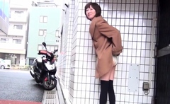 Japanese Slut Flashing Her Undies