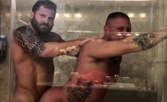 BREEDMERAW Riley Mitchen Barebacks Tyler Griz In Shower