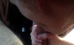 Lovely College Girl Gives Blowjob And Sucks Those Balls Dry