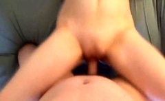 Redhead With Bouncy Tits Has A Shaky Orgasm