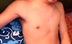 Cute Chinese Boy Wanking On Cam. No Cum (4'55'')