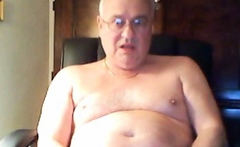 grandpa cum on cam and taste his cum