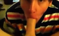 Giving Not His Bro A Blowjob And Swallowing