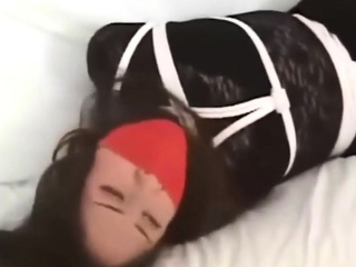 Sexy Asian Girl Bound, Gagged and Groped