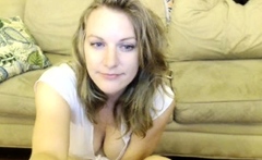 Amateur striptease and Solo masturbation