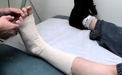 Boy poses bare when jerking off the dick in real homo solo