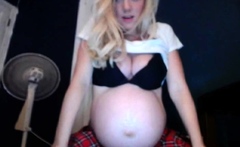 Blonde Emo Amateur Solo Masturbation