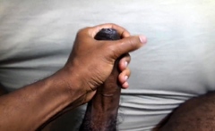 Big Black Cock Wank (me Solo Masturbating)
