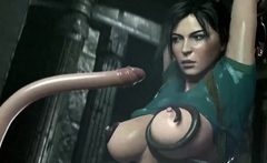 Foxy 3d Superwoman Bounces Up And Down On A Cock