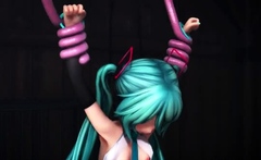 FukaMMD Miku Tentacle Squirt Pee