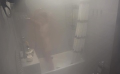Video of my naked hot ex in a luxury steam shower