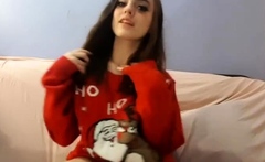 Naughty or Nice? Masturbating With a Candy Cane