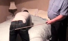 Naughty Boy Caned Over Christmas