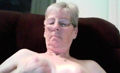 Granny's Webcam: Titillating Tit Play