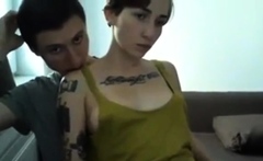 Cute amateur webcam teen girl toying pussy on webcam