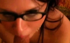 Eva Angelina With Glasses Blowjob