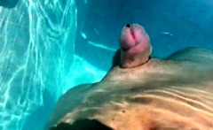 Swimming Pool Masturbation Hands Free Orgasm