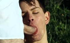 Ripped gay rides lengthy knob