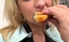 Busty Blonde Babe Natural Boobs Big Breasted Babe Di