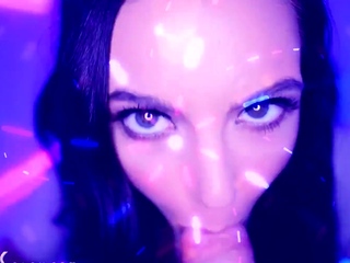 Babe giving pov blowjob