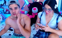 Amateur Webcam Couple Blowjob