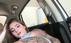 Stacked brunette goes solo toys and masturbation