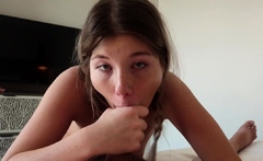 - Step Sister Strips Down