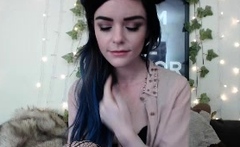 Curly Blonde Teen Records Solo Dildo Masturbation More at