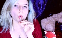 Aftyn Rose ASMR - Lollipop Licking and Sucking
