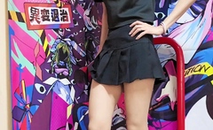 Japanese teen ai aito jerks off a cock