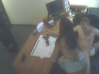 Office whore takes hard cock