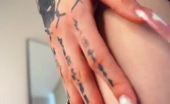 Young amateur teen in solo masturbation getting kinky