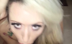 Amateur Blonde Blowjob CIM